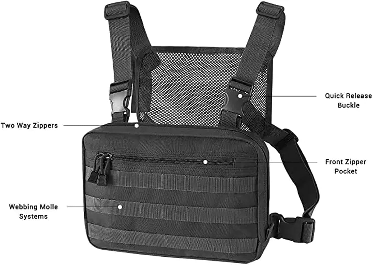 Maizoon Military Tactical Backpack Multifunctional Small Capacity Adventure Gear with Molle System for Camping Hunting - Khaki image number 5