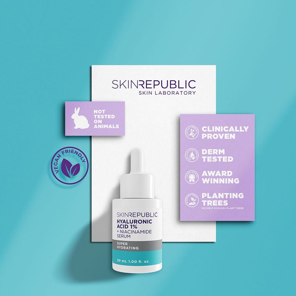 Skin Republic Hyaluronic Acid 1% + Niacinamide 2% Serum