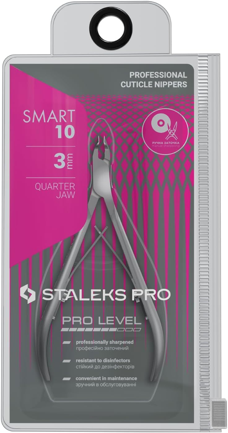 STALEKS PRO - Smart 10, Professional Cuticle Cutter 3 Mm Blade