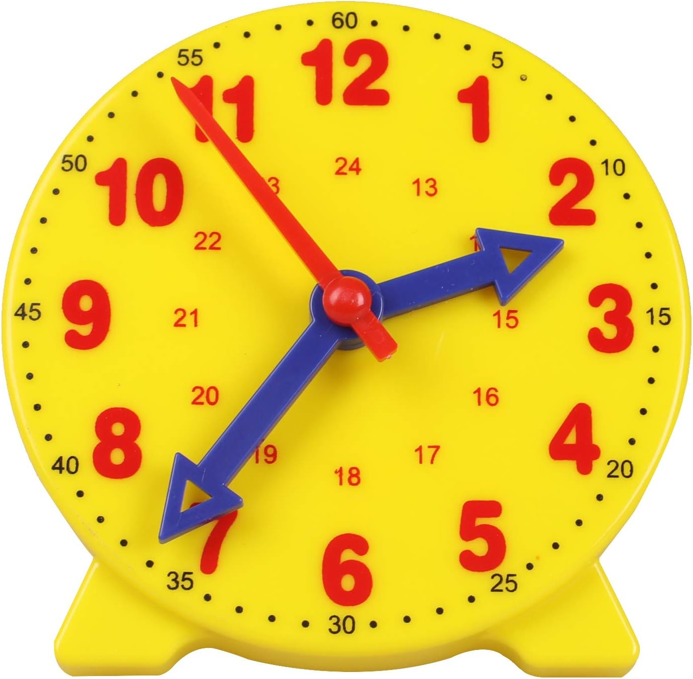 Learning Clock, Educational Game Clock, Time Teaching and Demonstration Clock Model, Learning Resources for Children in Early Education, 4 Inch 12/24 Hours from 4 Years image number 1