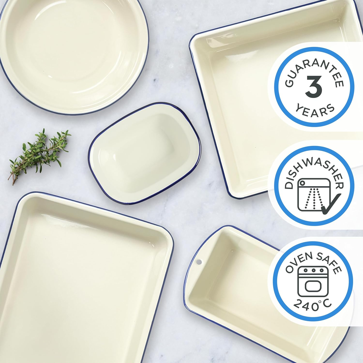 Wiltshire Enamel Brownie Pan image number 4