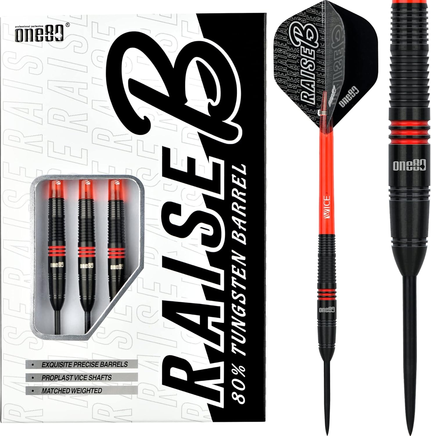 One80 Darts Raise B Red - 21 G image number 6