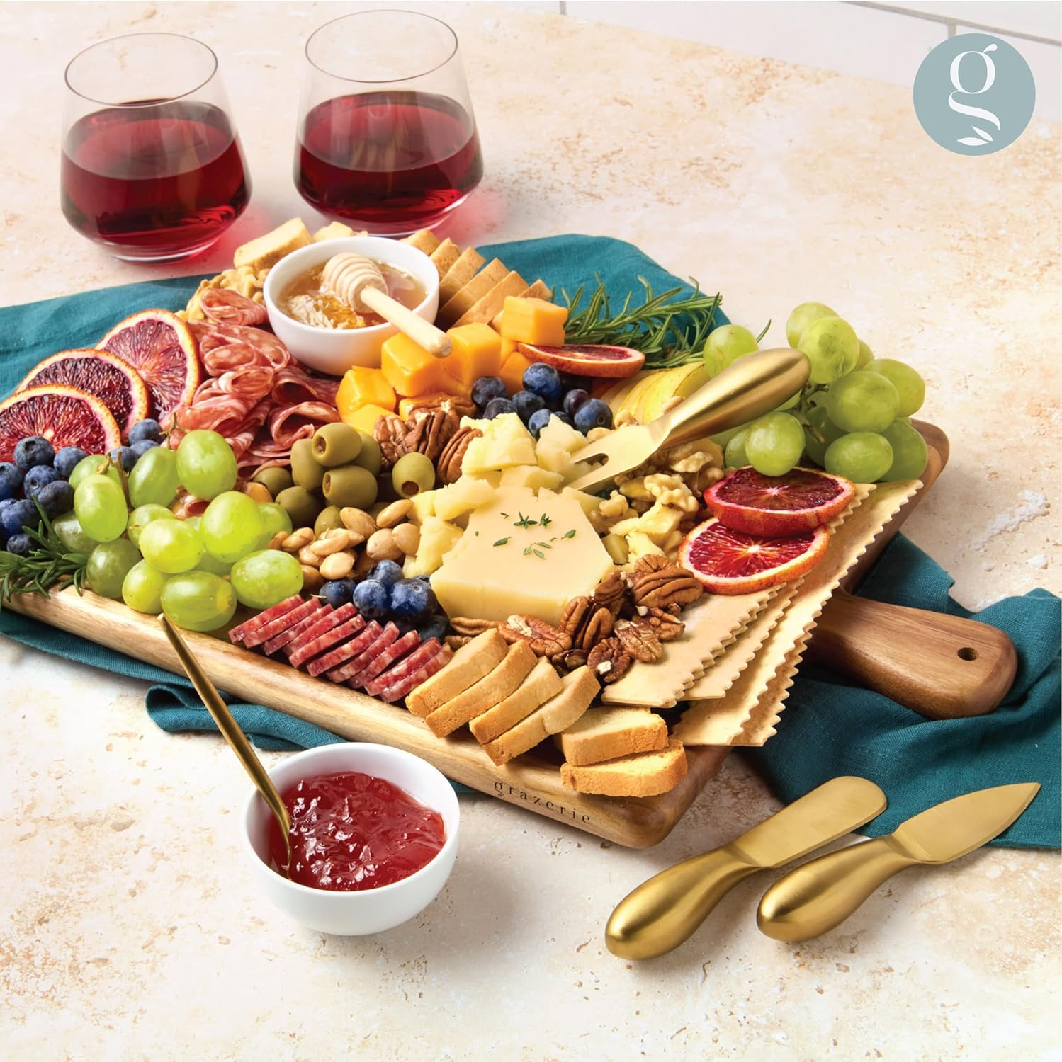 Grazerie Charcuterie Board - Paddle Tray Acacia image number 4