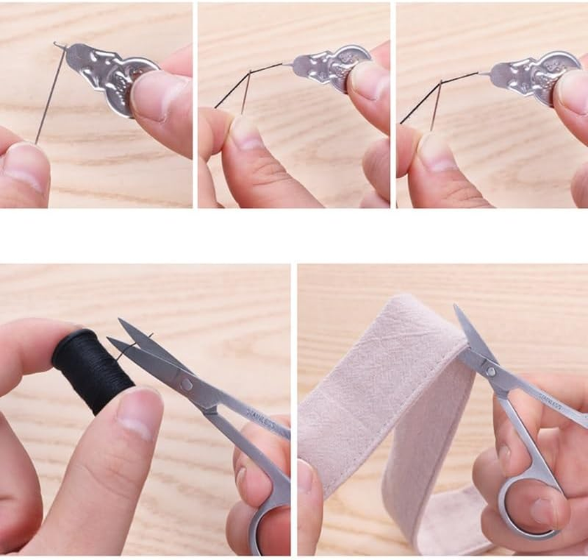 LORJE Sewing Kit, Sewing Supplies for Home Travel and Emergency, Portable Sewing Kit, Seam Ripper Needle Thimble (64 Pcs Sewing Tools) image number 4