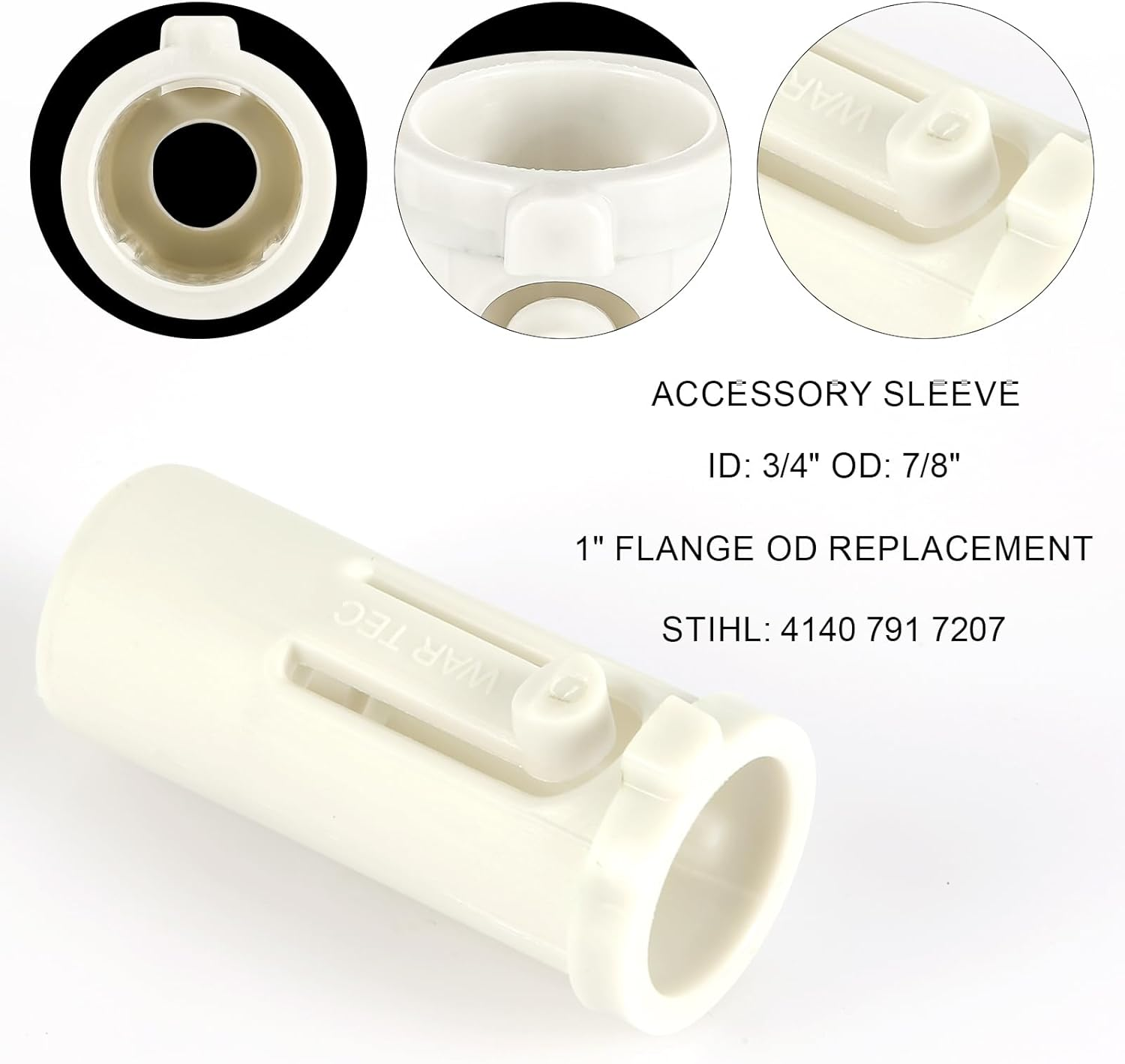 3Pcs for Stihl 4140-791-7207 Kombi System 390-791, Parts Sleeve FS55 Lawn Mower Replacement Accessories Attachment Sleeves for Stihl image number 5