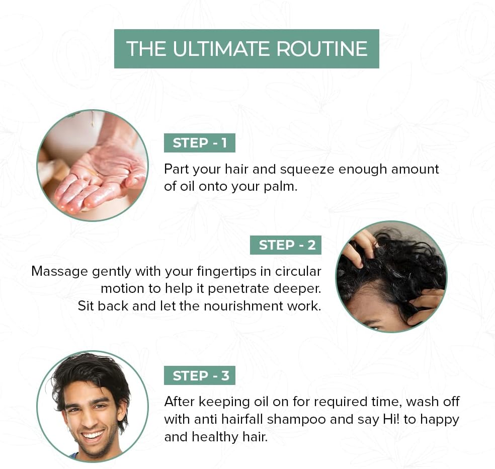 Mars by GHC Hair Growth Combo Pack | Onion Hair Growth Oil 200Ml | Derma Roller Hair Activator | for Hair Regrowth and Hair Fall Control - No Paraben (Set of 2) image number 1