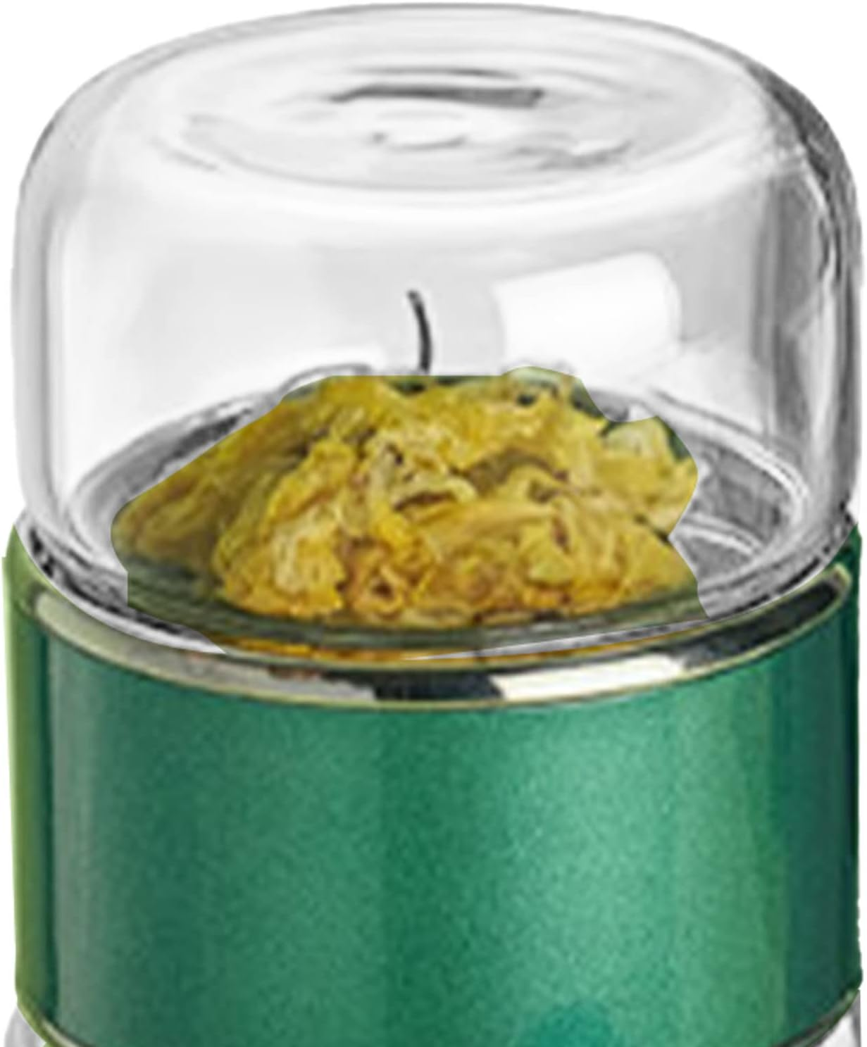 Tea Water Separation Cup, Glass Water Bottles Stainless Steel Filter 280Ml for Home (Green) image number 5