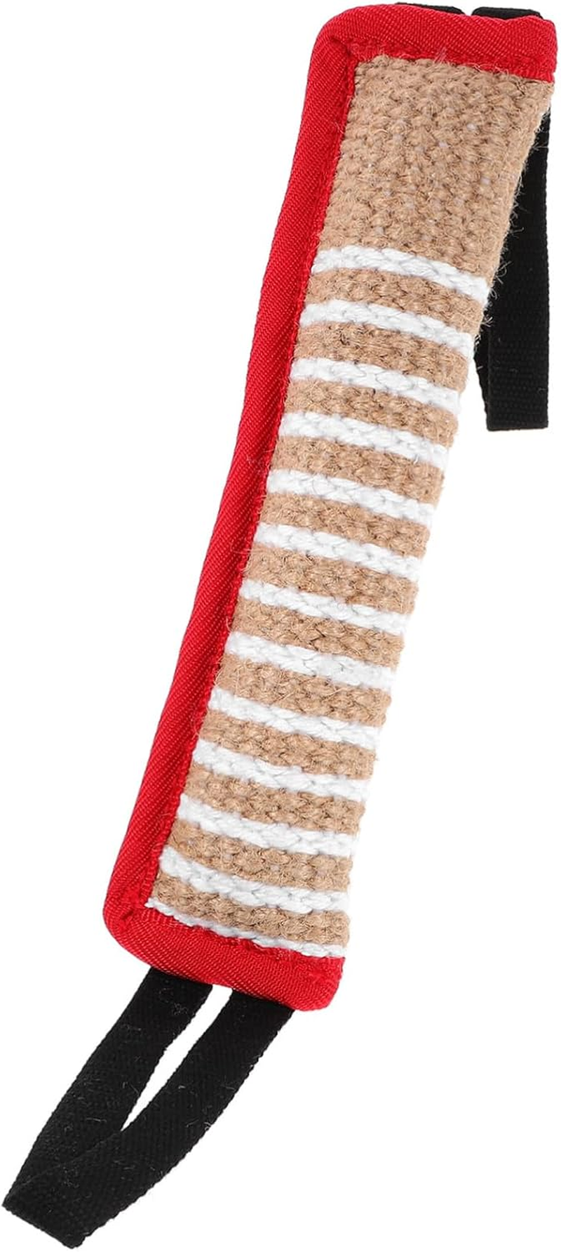 WOONEKY Dog Jute Bite Pillow Toy Interactive Training Equipment for Large Dogs Chew Resistant Toy for Bonding and Molar Exercise