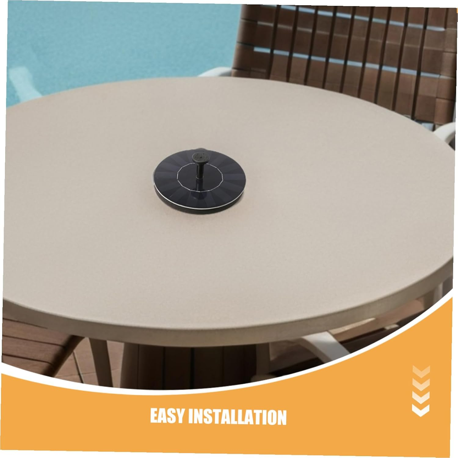 Solar Water Fountain Solar Fountain Outdoor Small Pond Abs Black image number 6