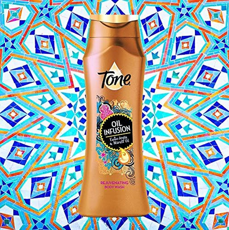 Tone Oil Infusion Exotic Argan & Marula Body Wash, 530Ml image number 3