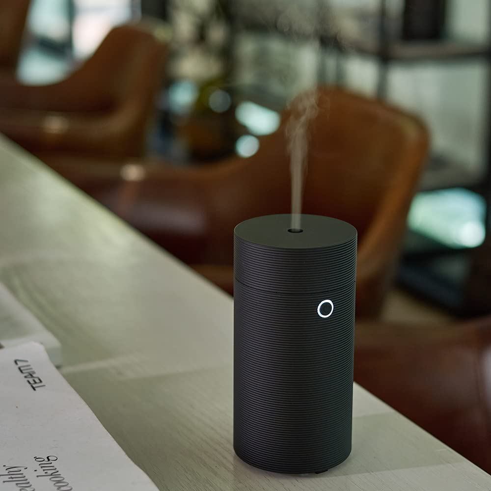 Car Diffuser Humidifier Aromatherapy Esstential Oil Diffuser USB Cool Mist Mini Portable for Car Home Office Bedroom (Thread Black) image number 6