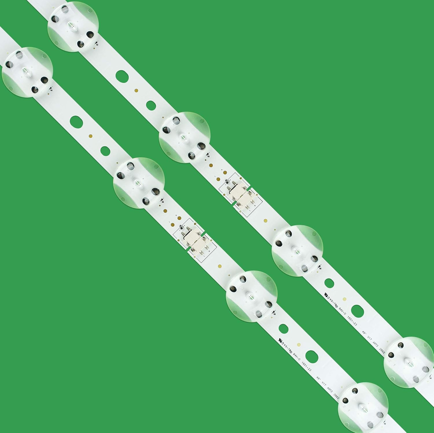 CHROX LED Backlight Strip Fit for LG 49'' TV 6916L-2862A 6916L-2863A V17 49 R1+L1 ART3 49UJ670V-ZD 49UJ651V 49UJ6510 LC490DGG(FK)(MD) image number 3