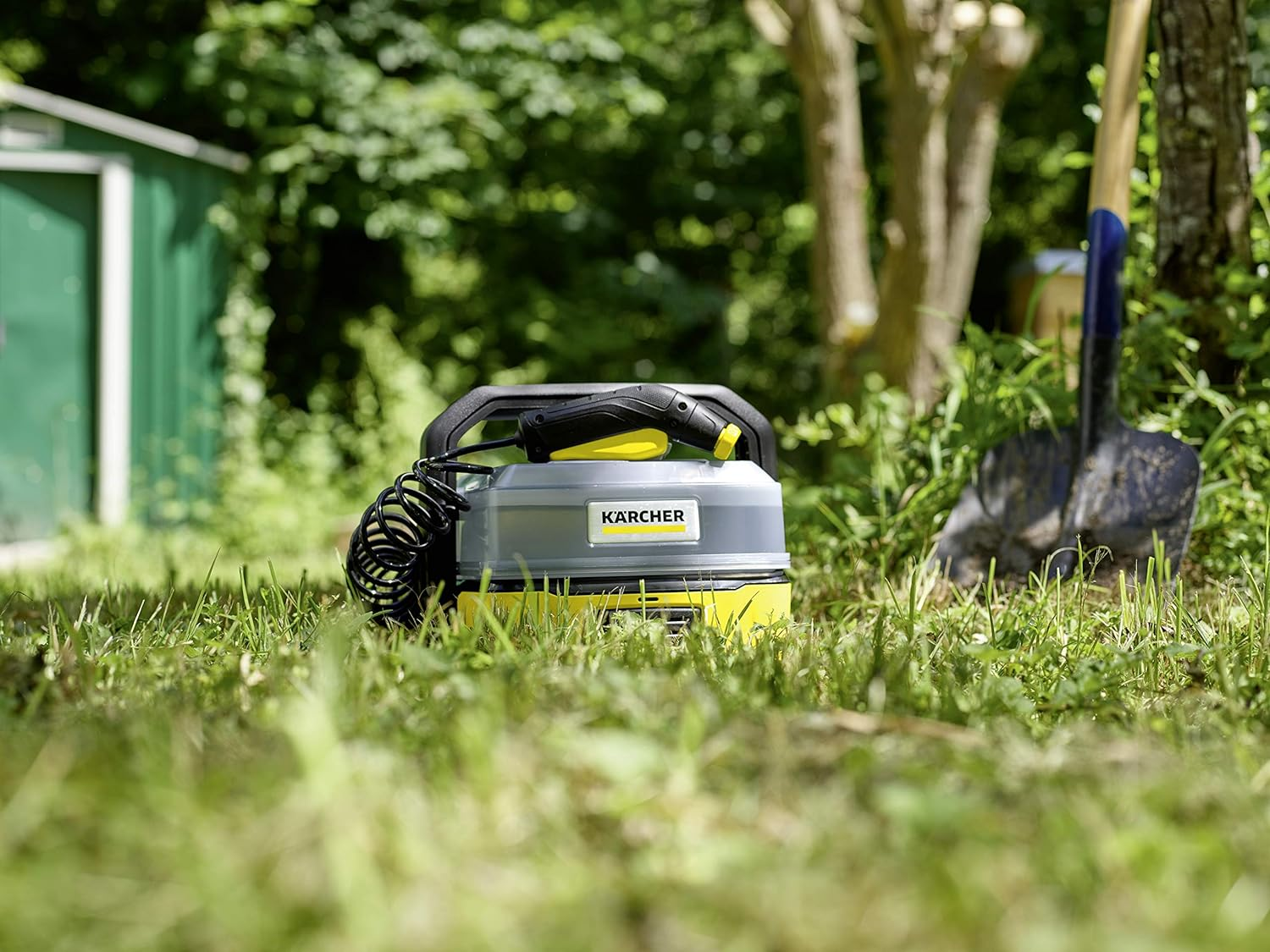 K&auml;rcher Pressure Washer OC 3 Low Pressure Lithium-Ion Battery, Flow Rate: 2 L/H, Weight: 2.2 Kg, Water Tank: 4 L, Spiral Hose: 2.8 M, Flat Jet Nozzle image number 1