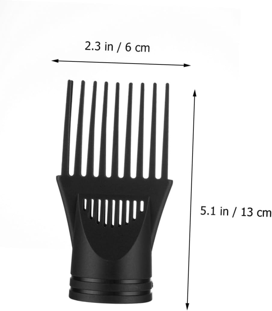PENIKOKO 5Pcs Hair Dryer Nozzle Attachments Comb Concentrator Replacement Accessories Plastic Blow Dryer Front Nozzle for Smooth Styling