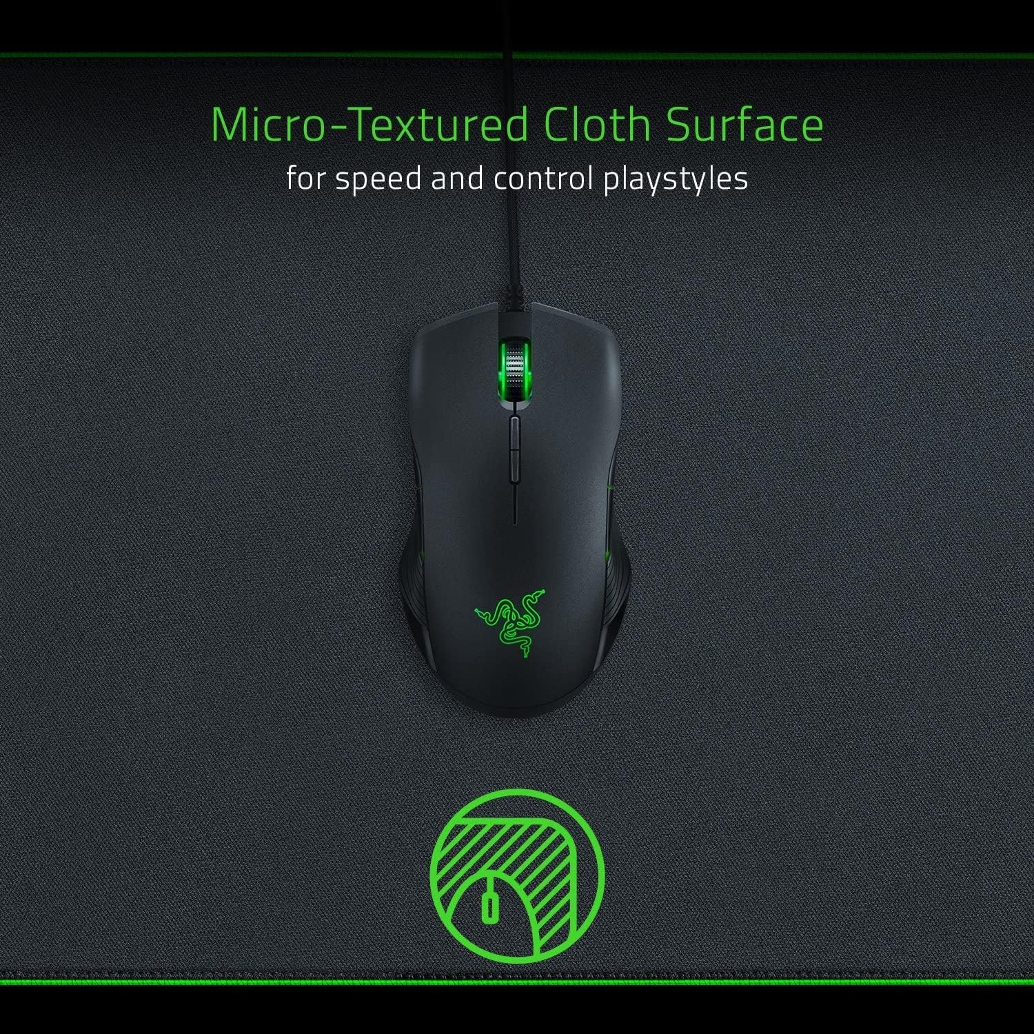 Razer Goliathus Chroma Mouse Mat, Black (RZ02-02500100-R3M1) image number 1