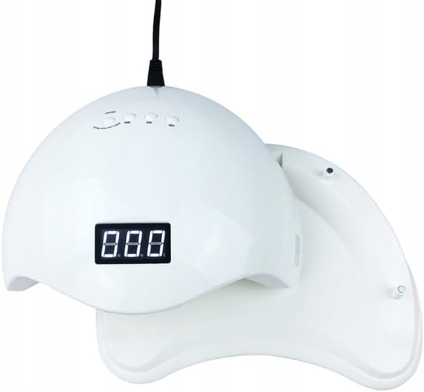 LALILL UV LED Lamp for Nails 48 W &ndash; White, Nail Dryer &ndash; Nail Lamp for All Gel Polish Polish, Hybrid &ndash; 10/30/60/99S Timer, Infrared Sensor, LCD Display &ndash; Curing, Nail Modeling, Manicure image number 4