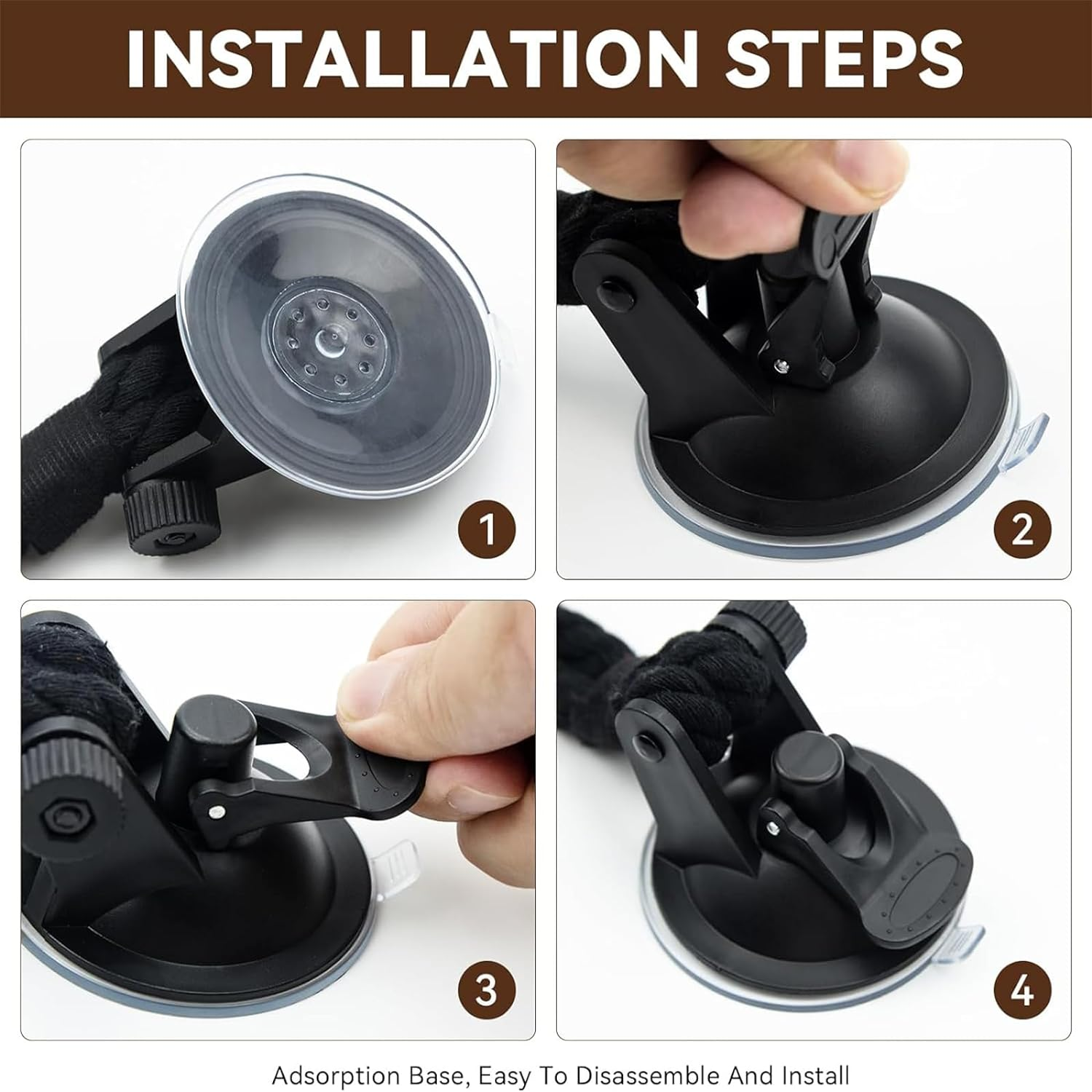 HKYLRAT Hat Mount for Your Vehicle,Cowboy Hat Mounts for Truck, Handmade Rope Cowboy Hat Rack for Pickup Truck and Home image number 5