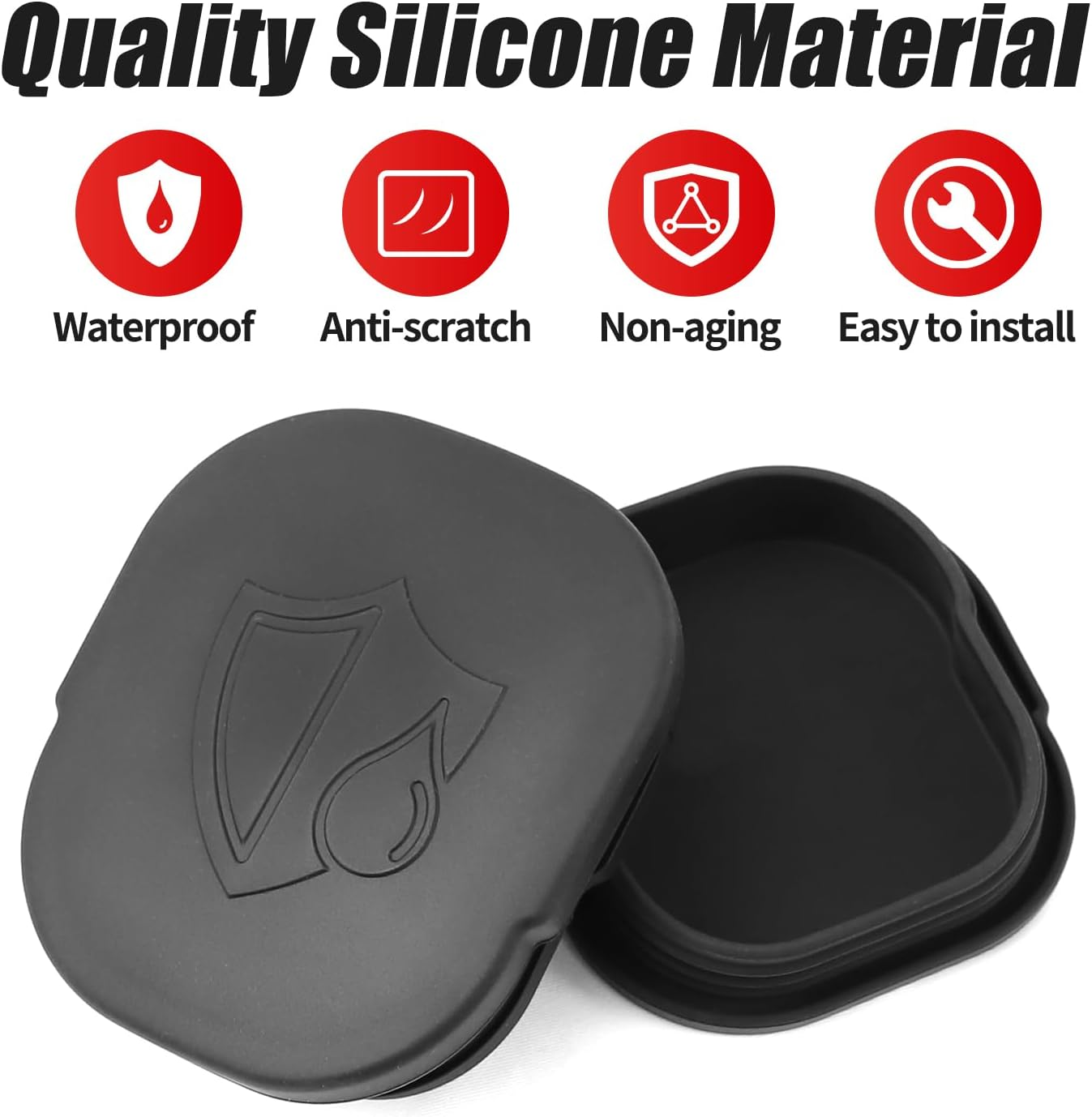 Beam Dust Cover Silicone Protective Cover Anti-Layer Sandproof Cover Compatible with Ford Ranger Accessories (1 Pair) image number 4