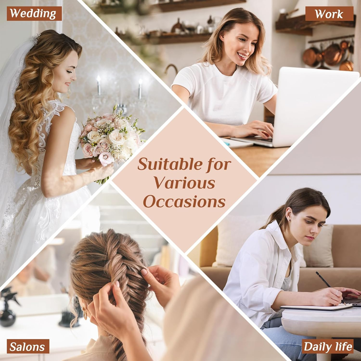 100 Pcs 2.2 Inch Bobby Pins Blonde, Gold Hair Pins, Medium Size Wavy Bobby Pin, Secure Hold Bobby Pins with Store Box, Hair Pins for Kids, Girls and Women