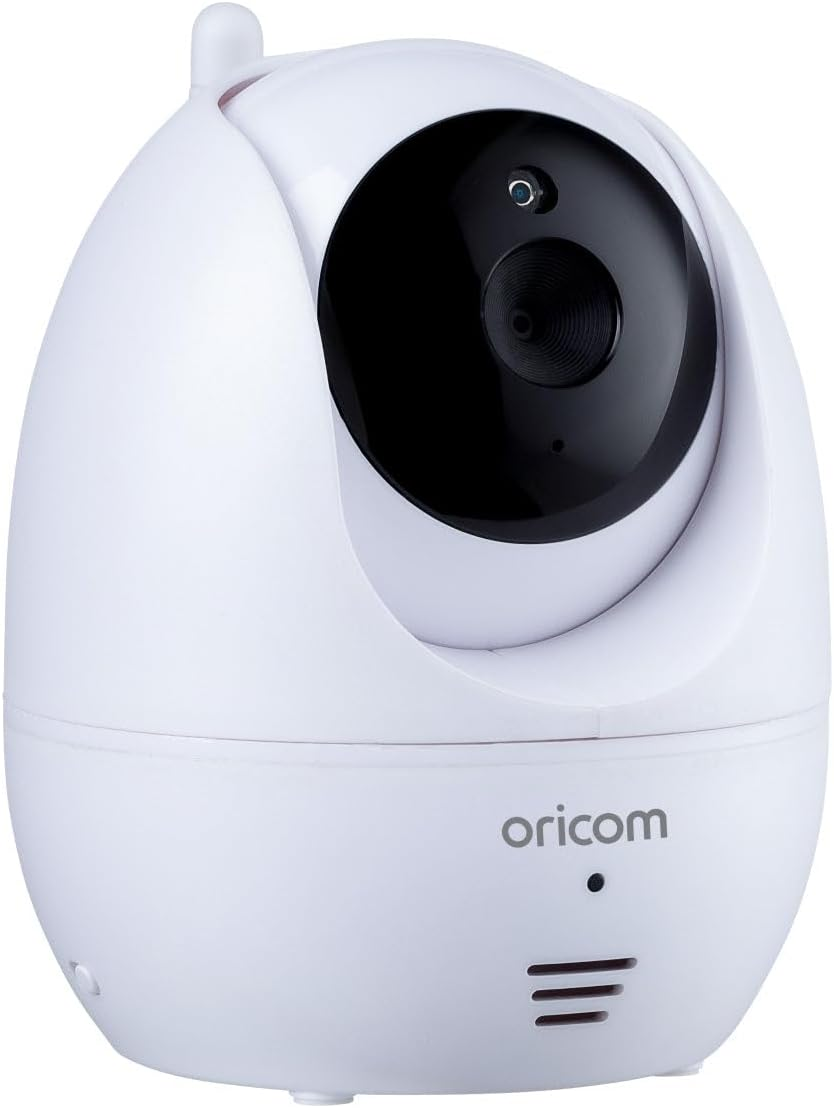 Oricom CU745 Additional Camera Unit for Oricom Secure SC745 Video Baby Monitor - Motion Sound Detection, Night Vision, Room Temperature Sensor, White Noise, Lullaby, Motorised Pan Tilt Camera