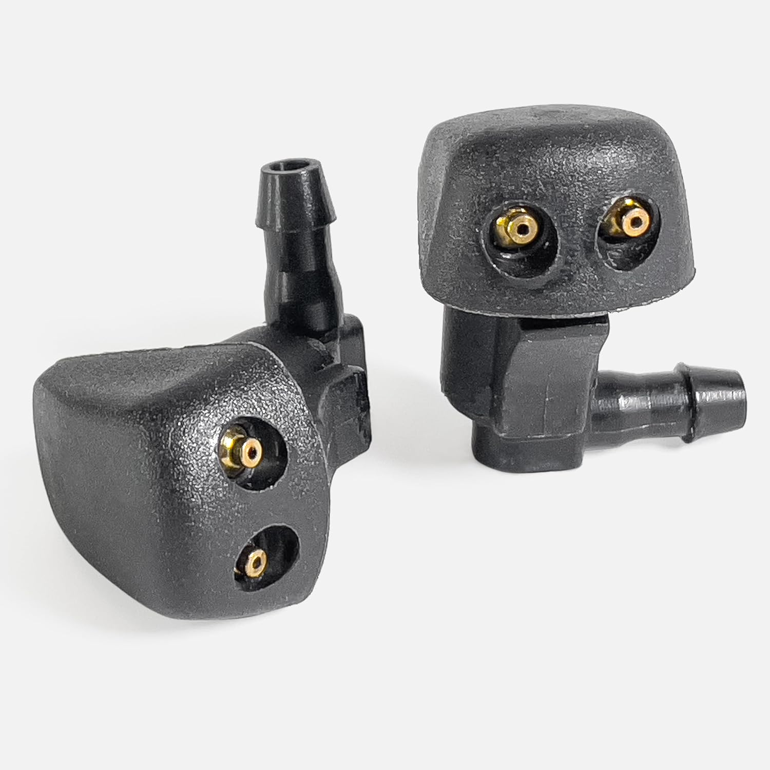 Click&Fit 2-Pcs Windshield Washer Nozzles Compatible with Mazda 3/5/6 2002-2011, Black Plastic, Globe Valve, Automotive Windshield Washer Nozzles image number 2