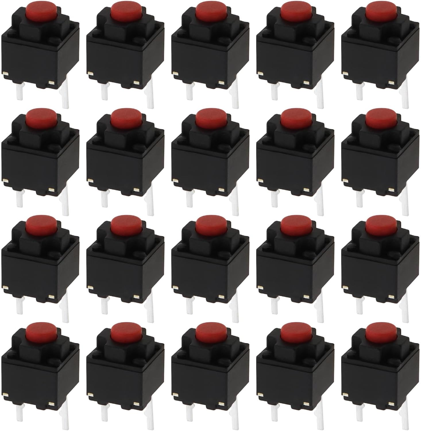 20 Pcs Tactile Push Button Switch 6X6X7.3Mm Micro Tact Switch for Home Appliance Security Equipment Toy Electronic Products image number 6
