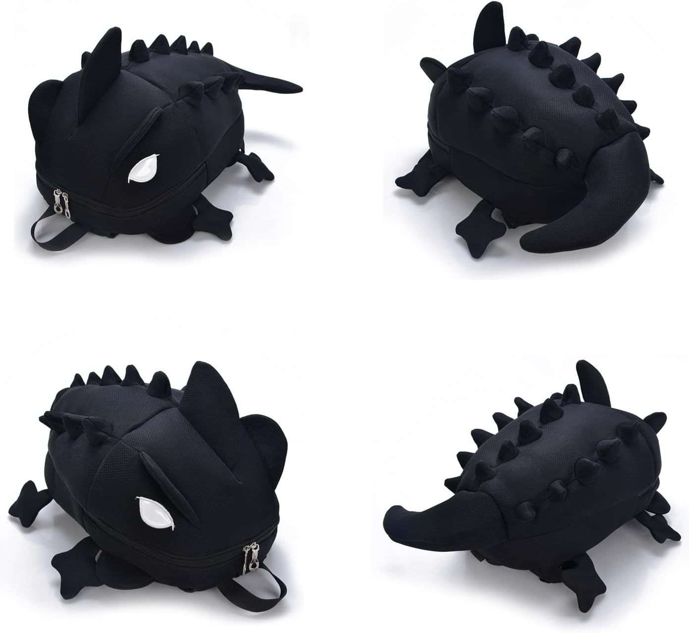 Novelty 3D Dragon Backpack Casual Sport Daypack for Teens Girls Boys with Spikes Large Size for Travel Work College - Blue image number 6