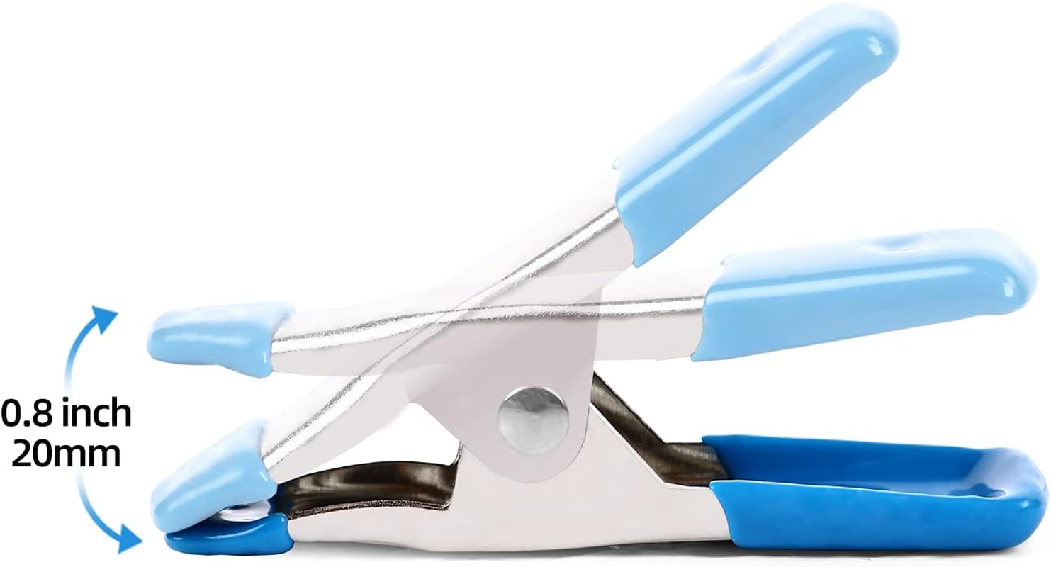 Spring Clamps for Woodworking,Backdrop Clips,Clamps for Crafts,Photography Studio and Muslin Backdrop,Metal Heavy Duty 2Inch 30PCS image number 5