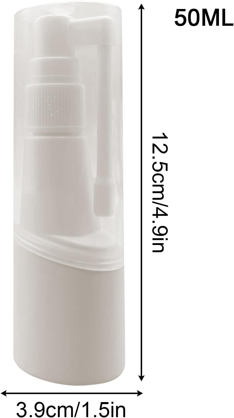 Kivrimlarv Water Spray Bottle, Orals and Nasal Sprayer, Refillable Fine Mist Atomizer, Rotatable Nozzle Design, Compact Leakproof Build, 50Ml Clear Bottle, Pe Material, 1.54X1.54X4.92In image number 1