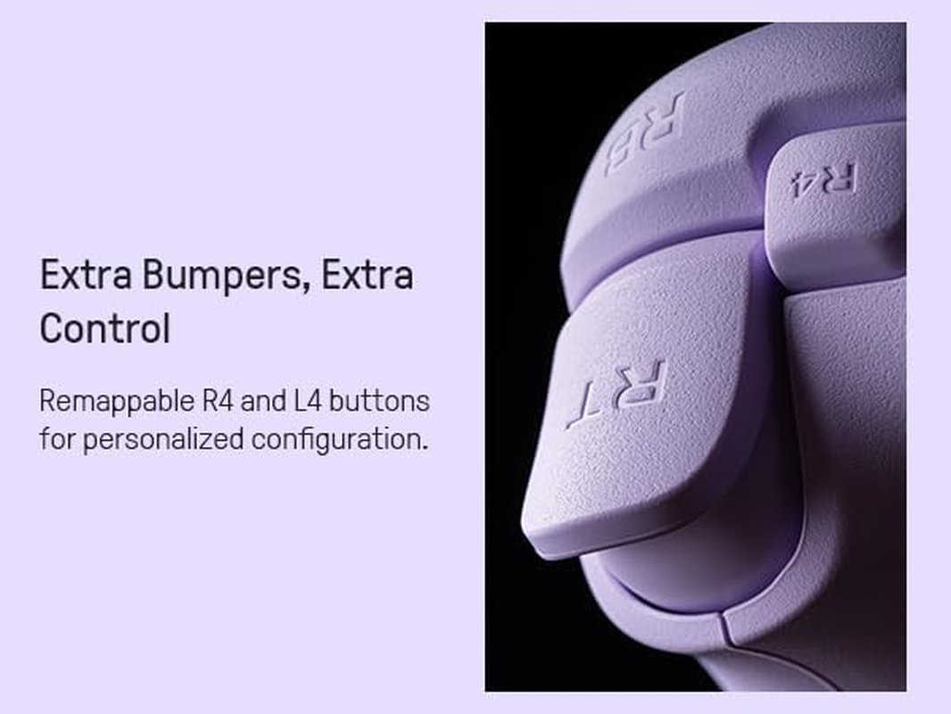 8Bitdo Ultimate 2C Wireless Controller for Windows PC and Android, with 1000Hz Polling Rate, Hall Effect Sensing Joysticks and Hall Triggers, and Remappable L4/R4 Bumpers (Purple) image number 1