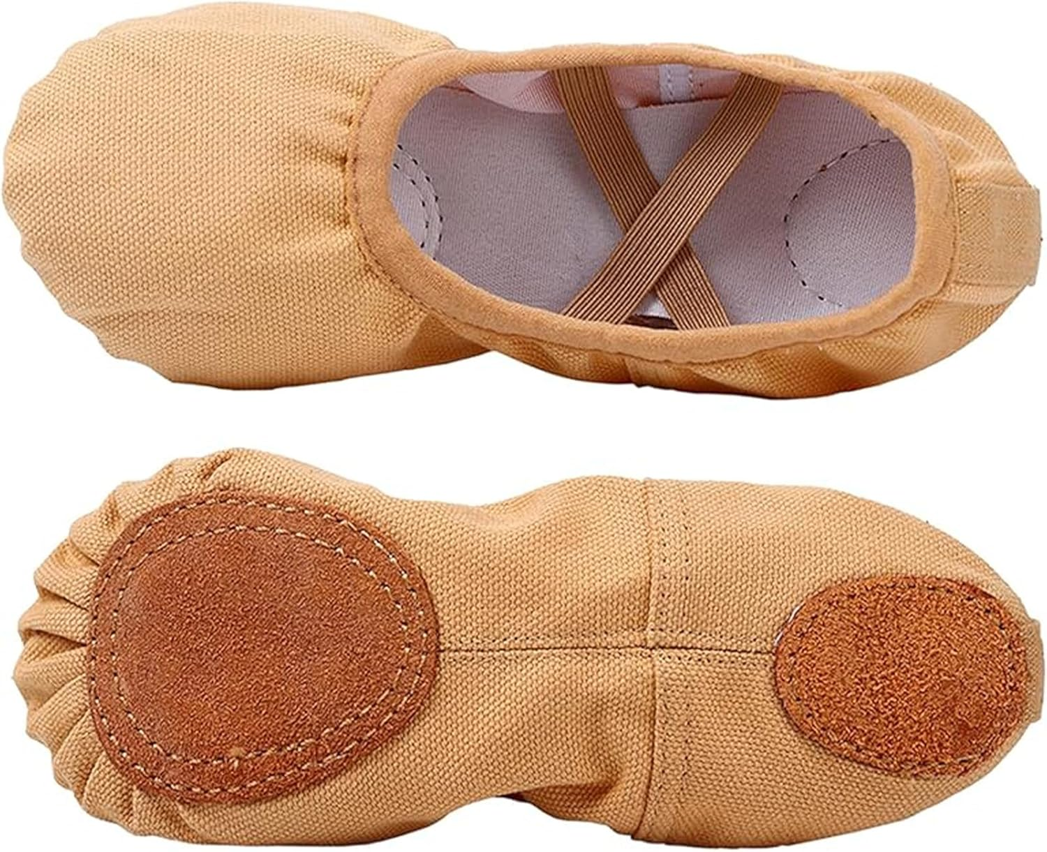 Rosefinch Ballet Shoes for Girls Split Sole Ballet Slippers for Women Canvas Ballet Dancing Shoes for Kids Adults image number 1