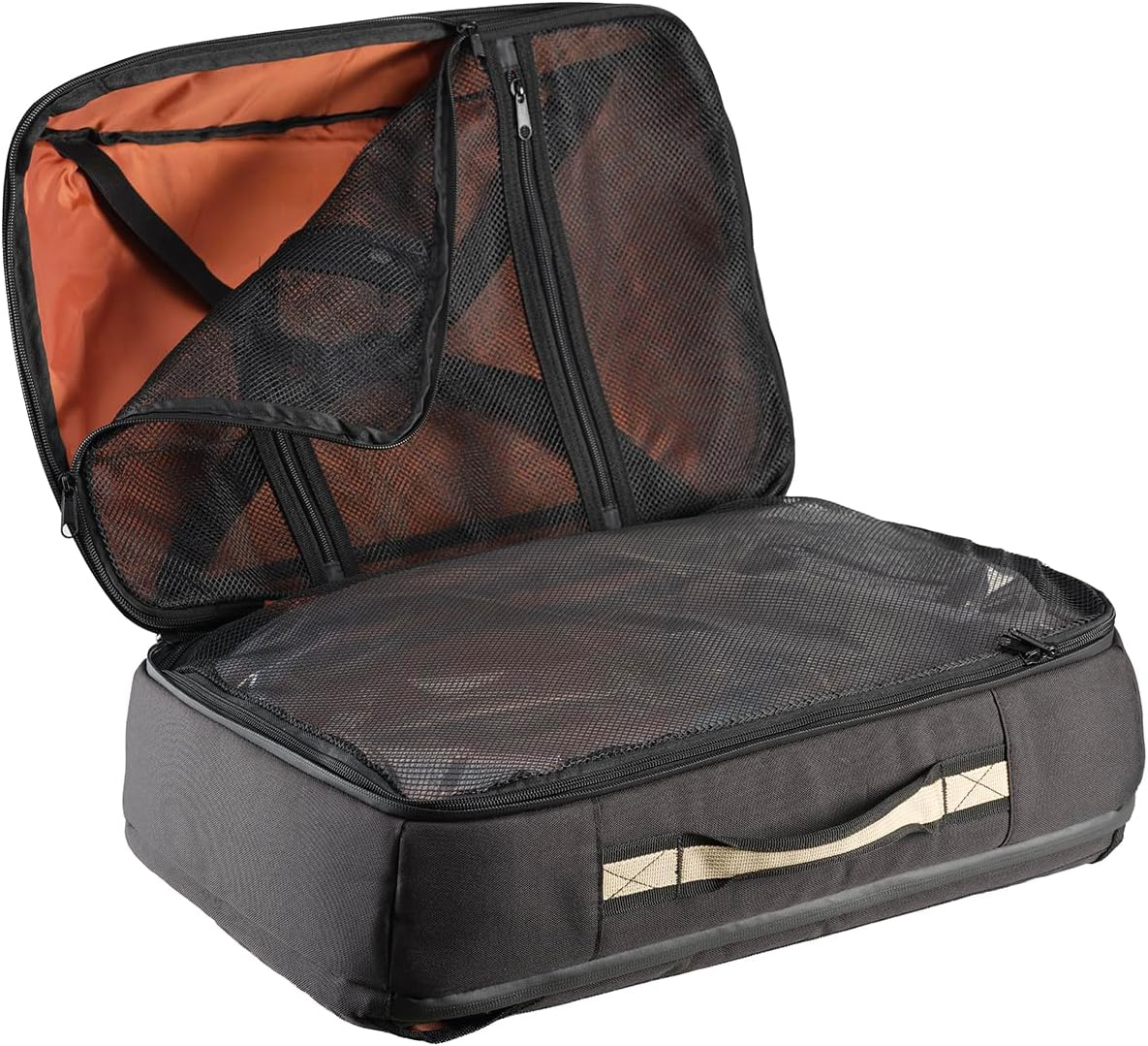 Caribee Atlas RPET Carry-On Backpack, 38 Litre Capacity, Black image number 4