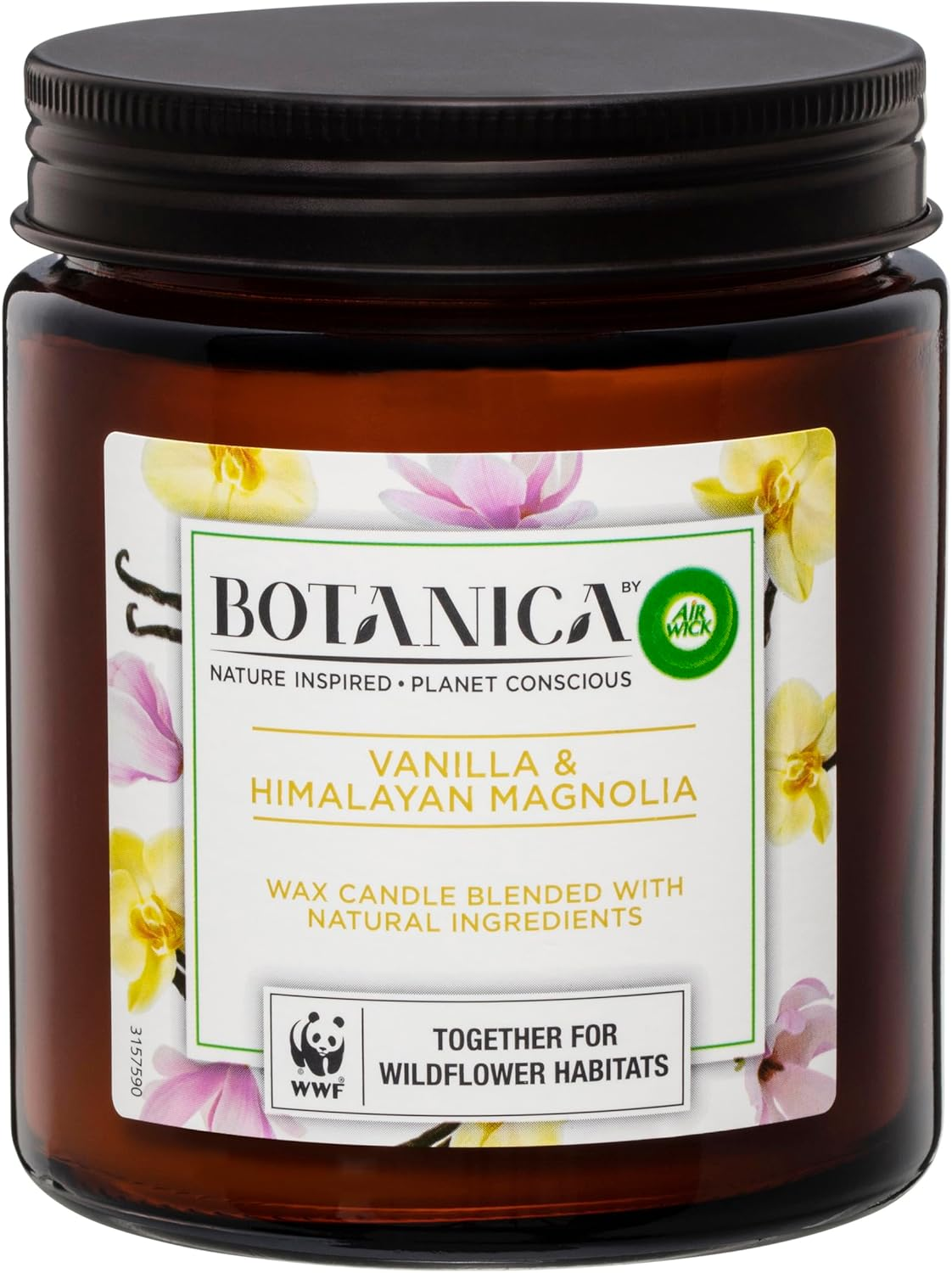 Botanica by Air Wick Vanilla & Himalayan Magnolia Plug-In Twin Refill 2 X 22Ml (Packaging May Vary) image number 3