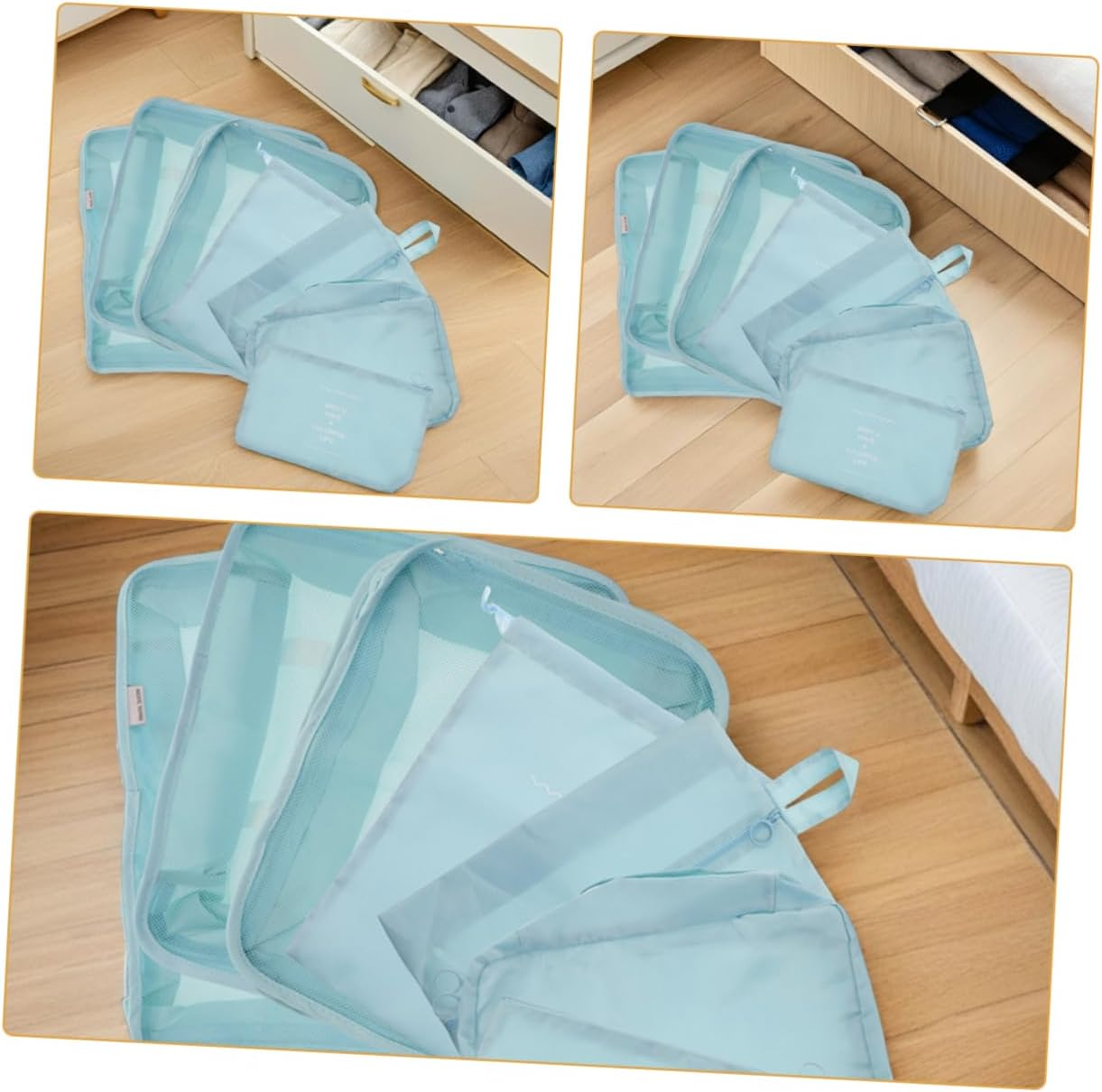 LALADEFIEE 14Pcs Travel Packing Cubes Luggage Organizer Packing Bags for Suitcases Compression Bags Toiletry Stylish Appearance for Business Trips