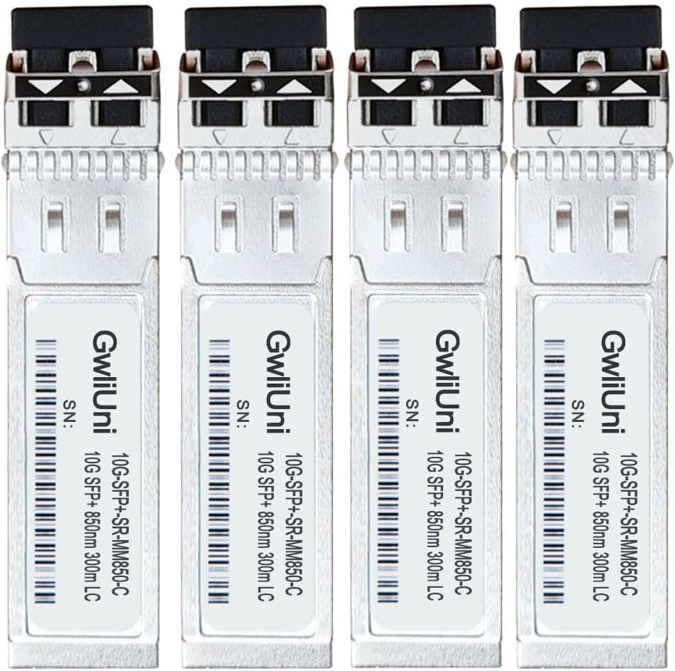 4PCS Multi-Mode 10G SFP+ Fiber Module Network Transceiver, SR Mm850Nm 300M, Duplex LC for Cisco, Netgear, Mikrotik, Ubiquity, Dlink Etc., image number 6