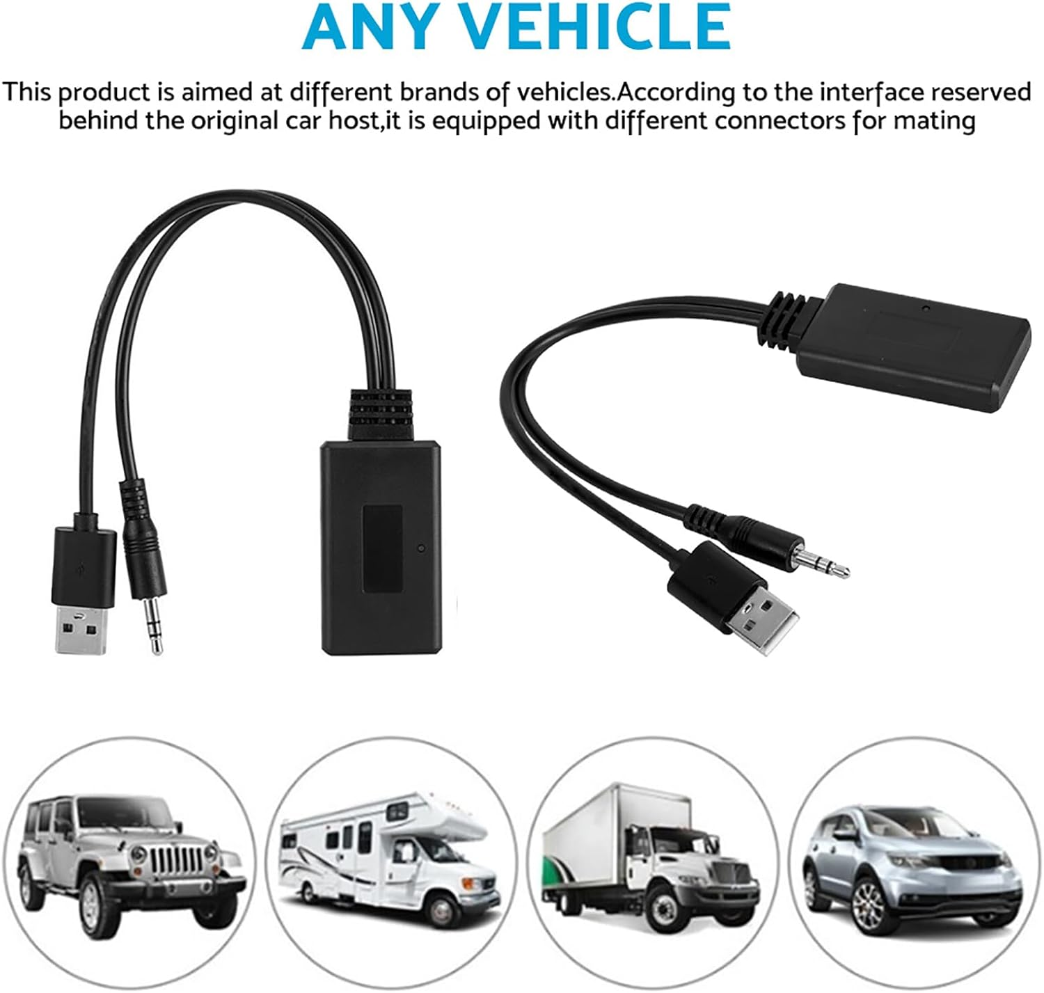 Car Bluetooth-Compatible Radio AUX Cable Adapter Accessories Suitable for BMW E90 E91 E92 image number 4