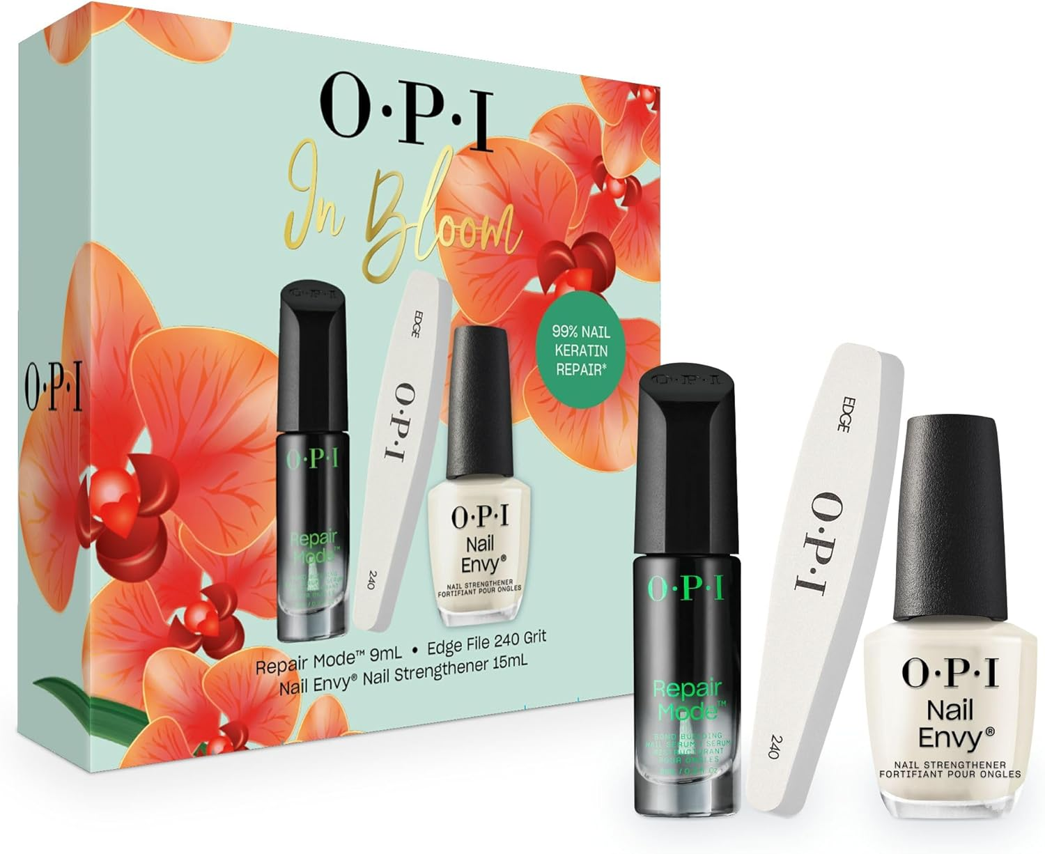 OPI Treatment Gift Set - Repair Mode Bond Building Nail Serum, Edge File 240 Grit image number 3