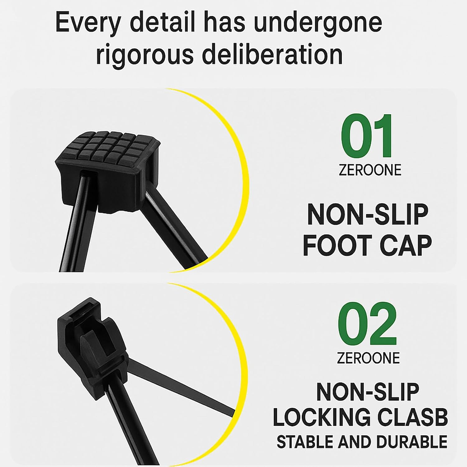 SYGELER Small Folding Camping Table, Portable Folding Beach Table with Carry Bag, Easy Carry Compact Design for Outdoor, Picnic, BBQ, Beach, Festival, Home Use - Black