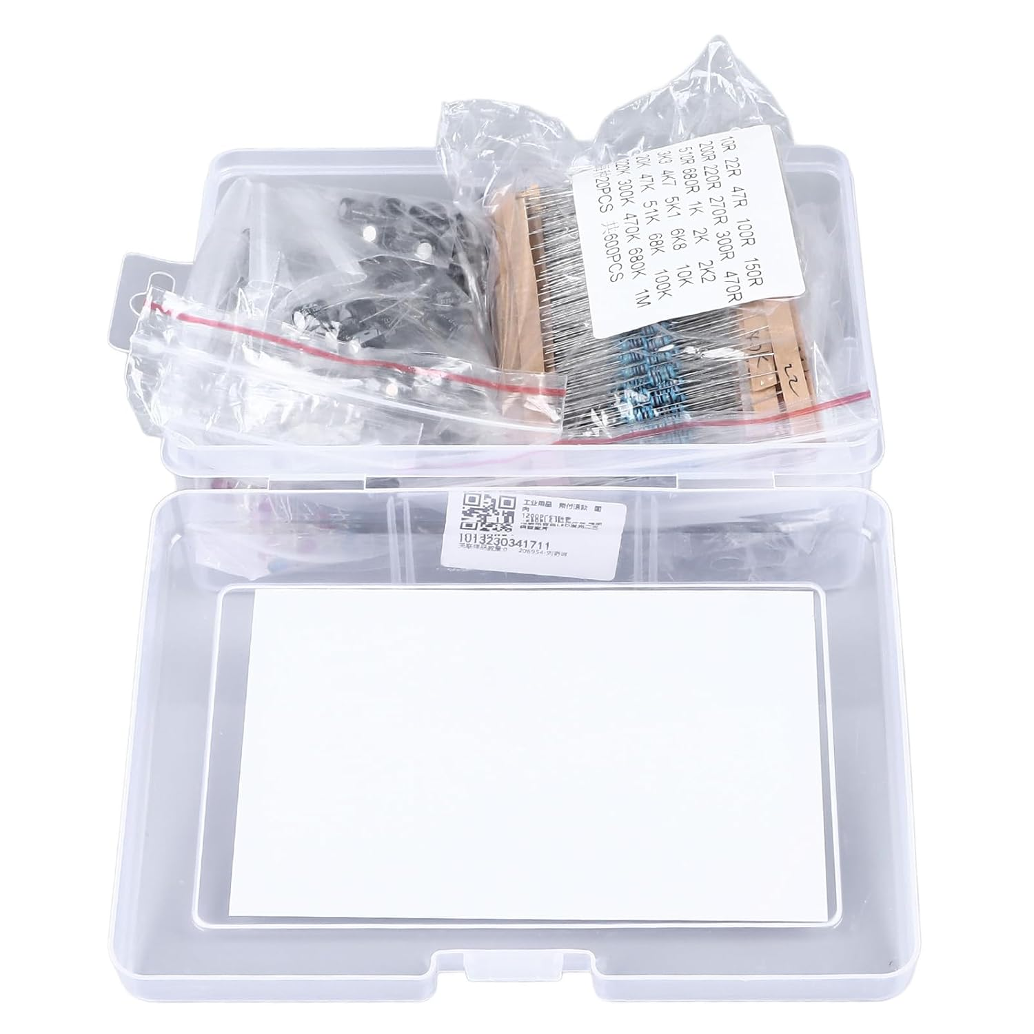 Cryfokt Electronic Parts, 1500 Pcs Practical LED Diodes Electronic Components Kit for DIY Projects