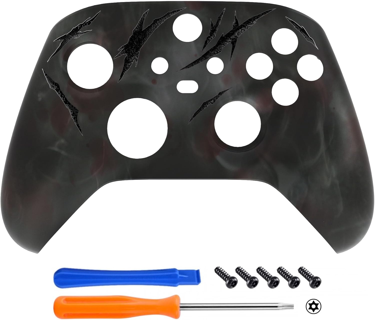 Extremerate Replacement Shell for Xbox Series X|S Controller - Unleash Your Style - Blood Mist Custom Acessories Skin Front Housing Cover for Xbox Core Controller Wireless - No Console