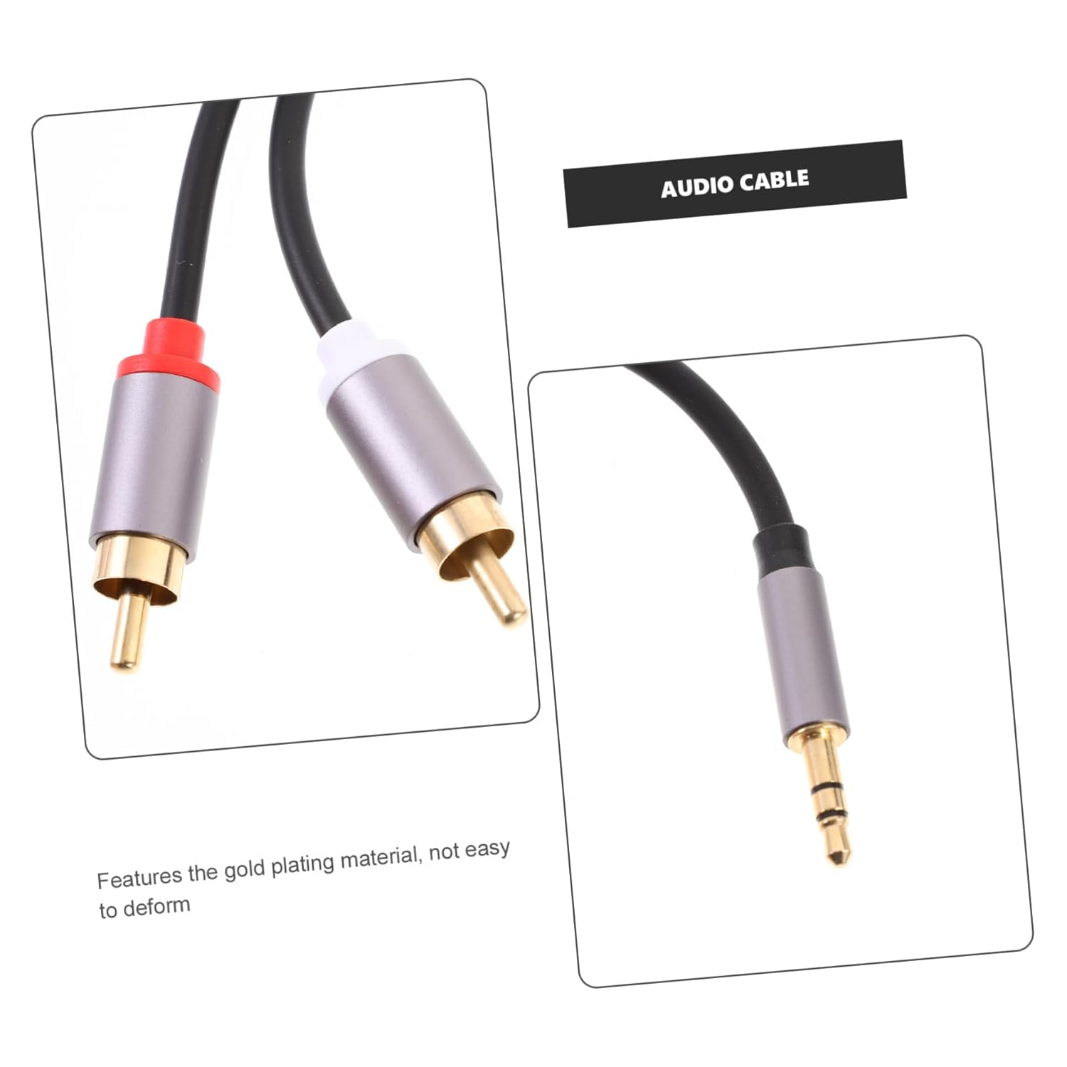 TINEASUR 2M Audio Cable TRS to High-End Hifi Stereo Cable Dual Headphone Extension image number 5