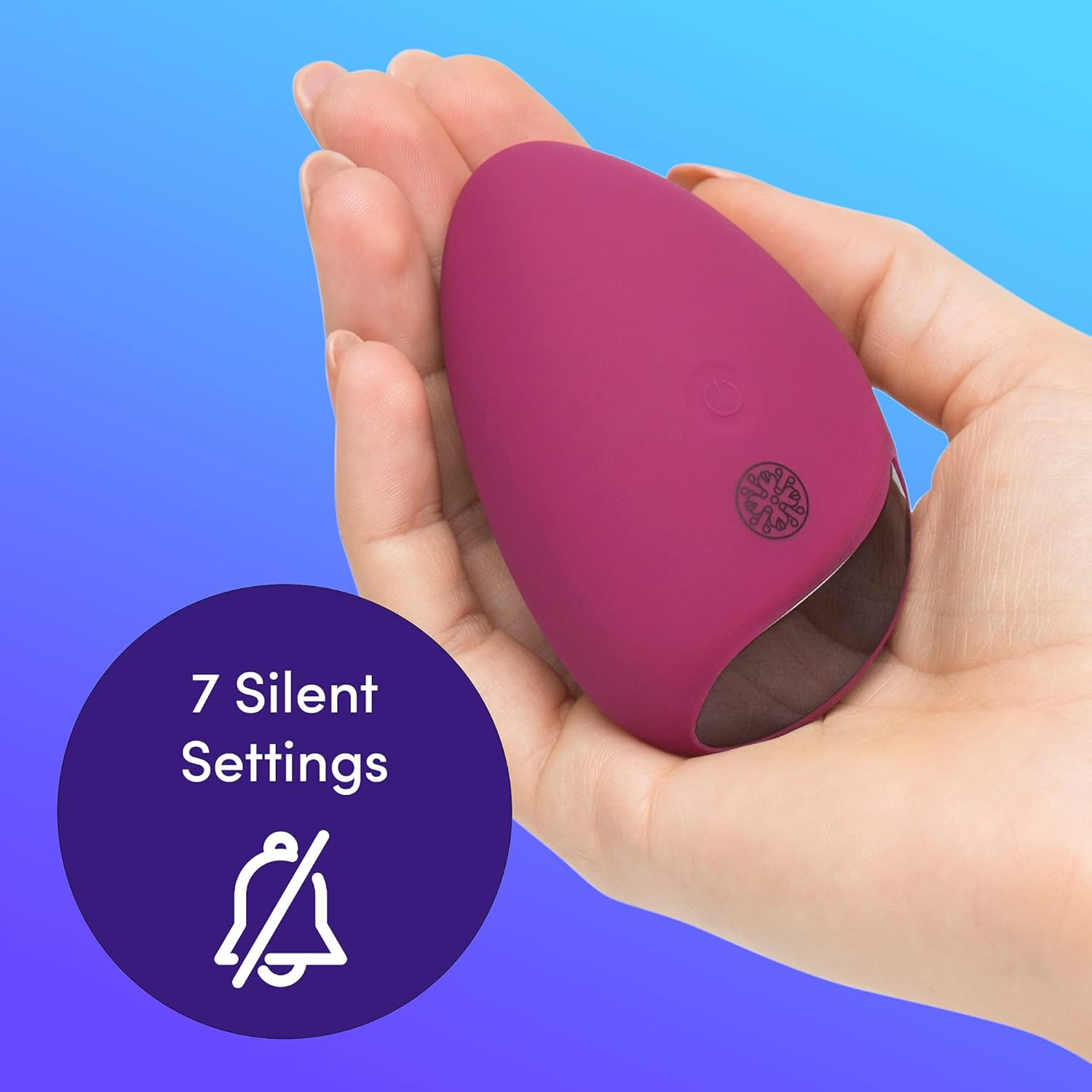 Lovehoney Mantric Purple Pebble Vibrator with 7 Functions - Whisper Quiet and Powerful - USB Rechargeable & 100% Waterproof - 3.5 Inch image number 1