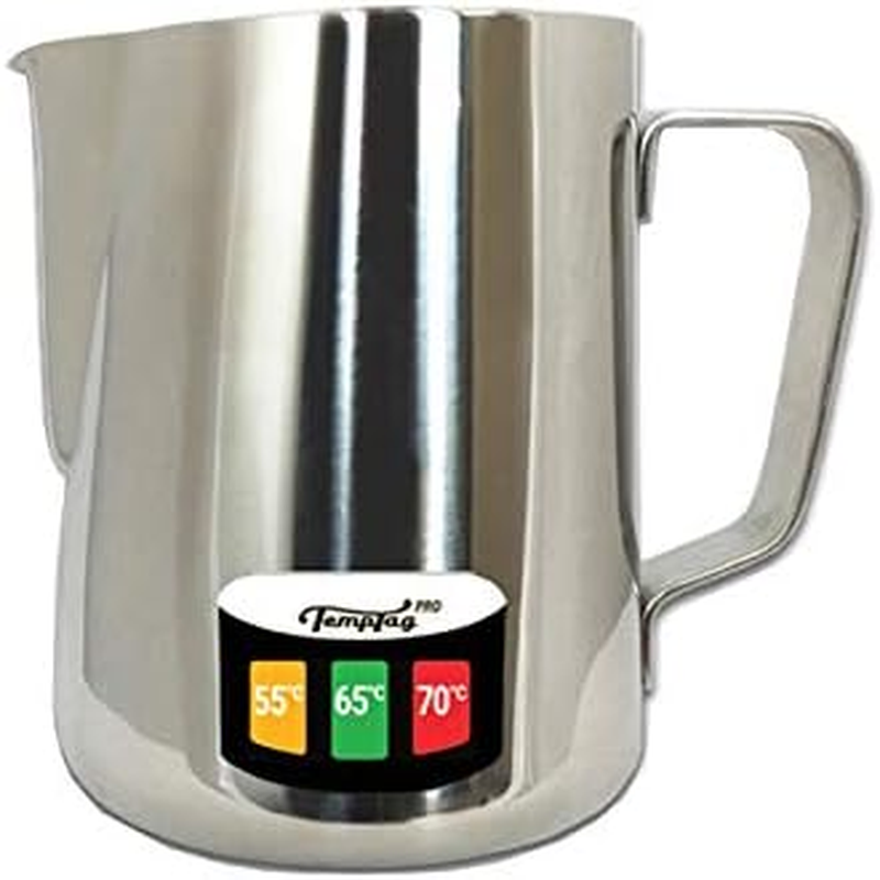 Color Changing Temperature Tag for Metal Milk Jugs Indicates Ideal Milk Temperature (4) image number 2