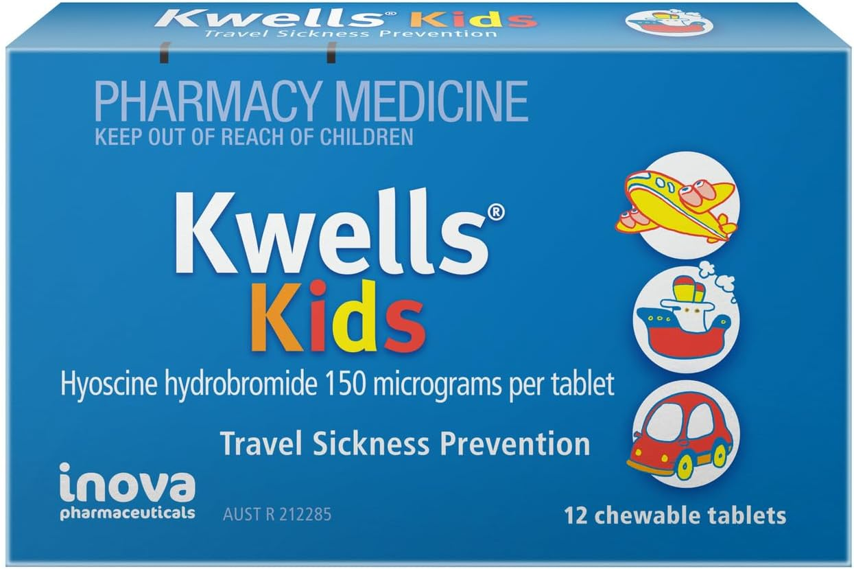 Kwells Kids Travel Sickness Chewable Tablets 12 Pack image number 2