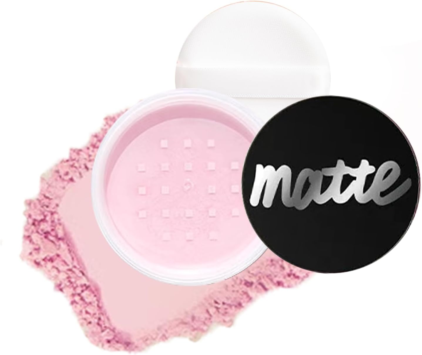 Loose Setting Powder, Lightweight & Mattifying, Long-Lasting Finish, 6G(Light Pink#02) image number 3