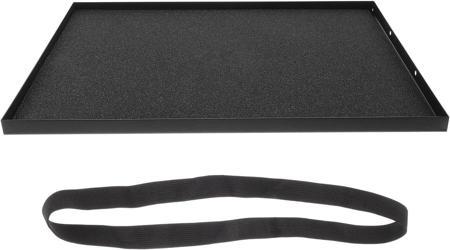 Ipetboom Projector Tray Tripod Stand Mount 39X29Cm with Laptop Pallet Platform for 1/4 to 3/8 Screws, Utility Broadcast Shelf Compatible with Notebook Holder and Mic Stand Tray for Office image number 3