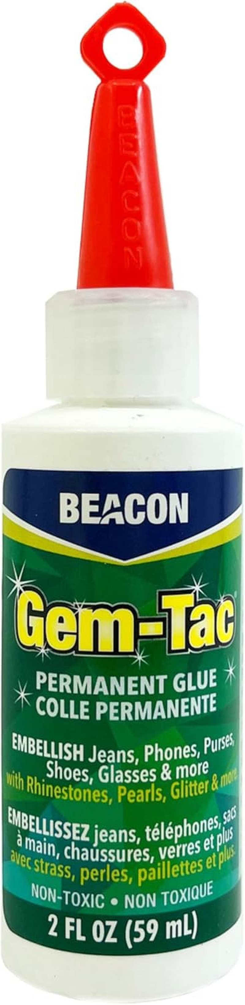 Gem-Tac 59 Ml Medium Dries Bottle, Clear, White image number 5