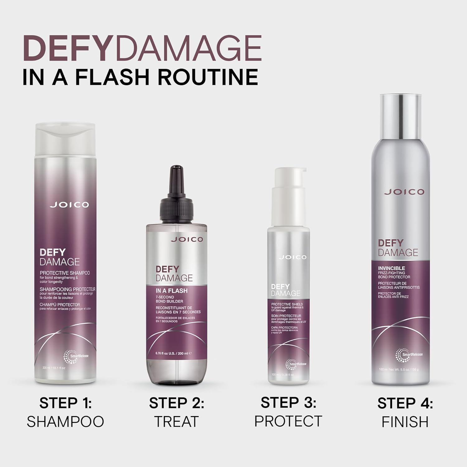 Joico Defy Damage in a Flash 7-Second Bond Building Hair Treatment Mask 200 Ml image number 4