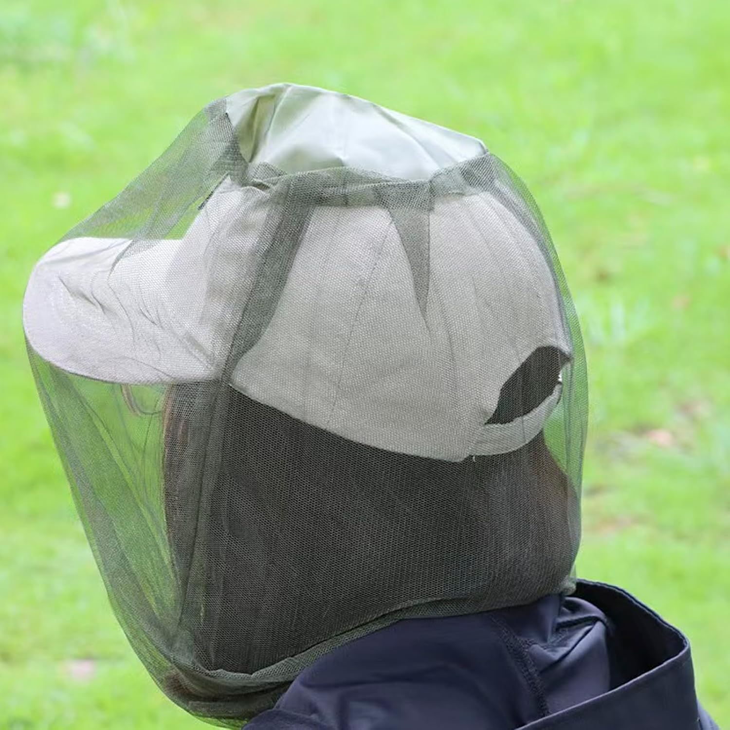 Juscuca 4 Pack Mosquito Head Net Premium Breathable Insect Shield Face Mesh, Perfect for Outdoor Activities like Fishing, Camping, Hiking image number 6