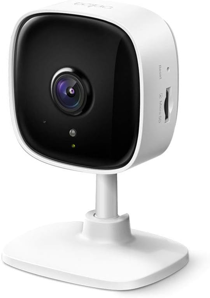 Tp-Link Tapo Home Security Wi-Fi Camera - 1080P, Night Vision, Sound & Light Alarm, Two-Way Audio, 24/7 Live View, Voice Control, Tapo APP, Alexa, Google Assistant, No Hub Required (Tapo TC60) image number 3